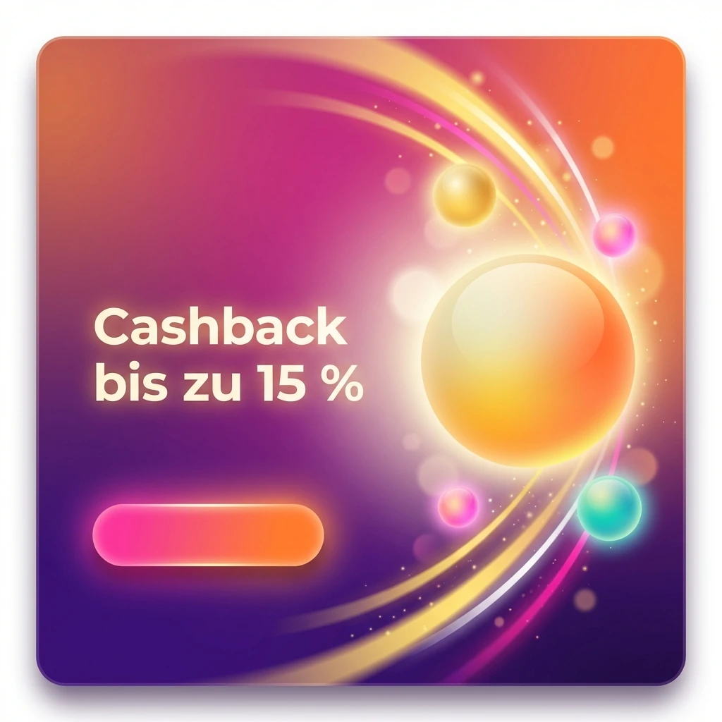 Cashback bis zu 15 %